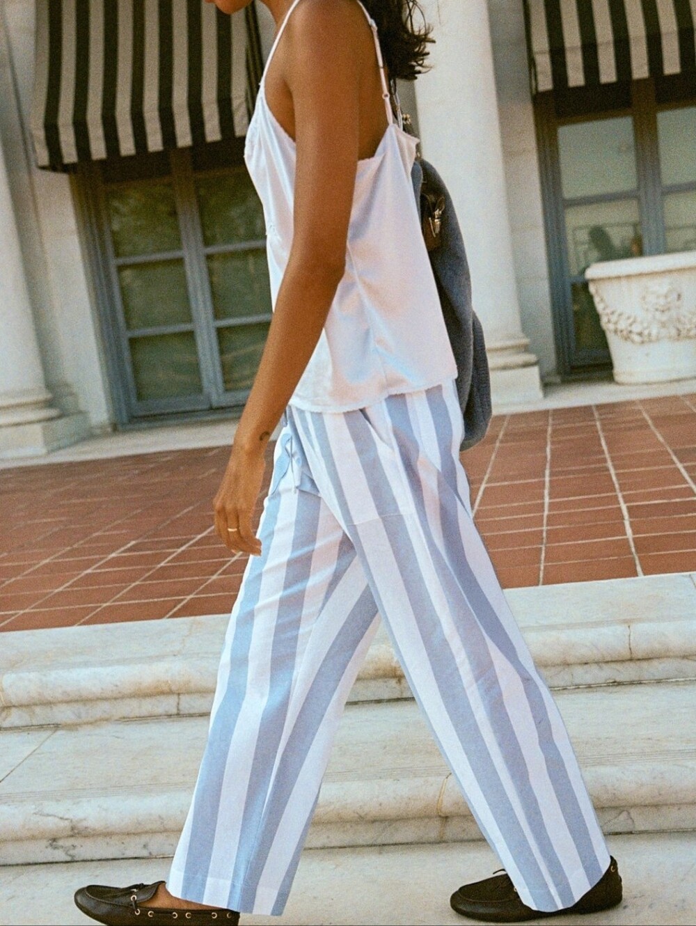 Christy Dawn Taavi Pant Blue Stripe - Picture 5 of 10